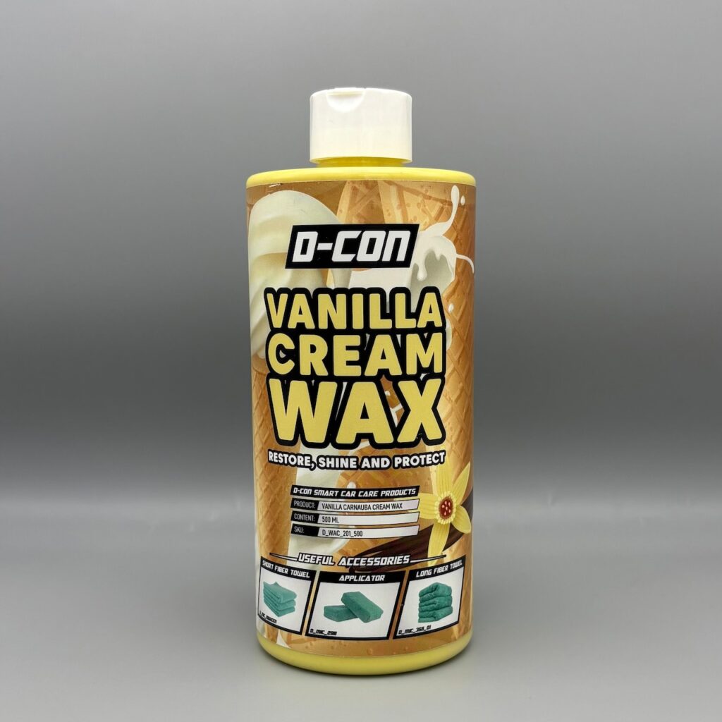 【D-CON】バニラクリームワックス 500ml　万能カルナバWAX