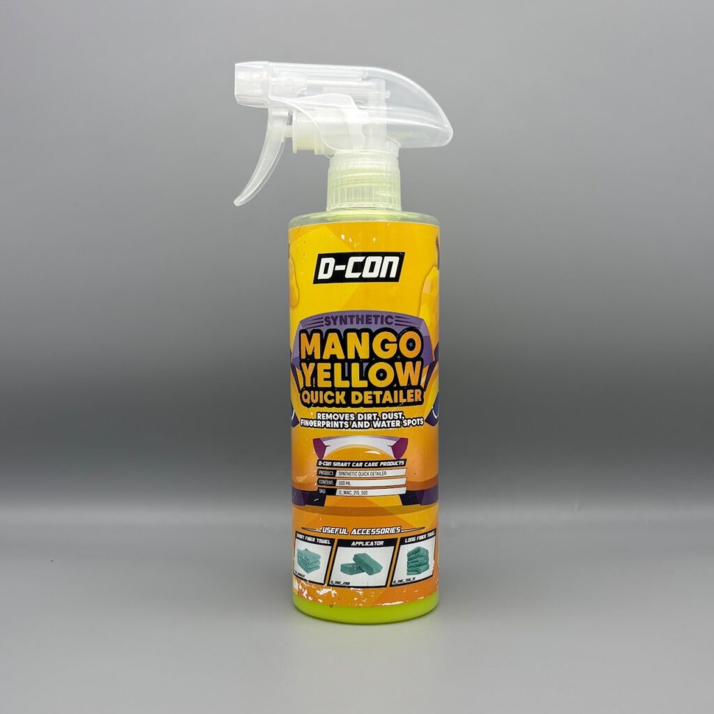 【D-CON】マンゴーイエロークイックディテーラー 500ml　車のボディ艶出し剤
