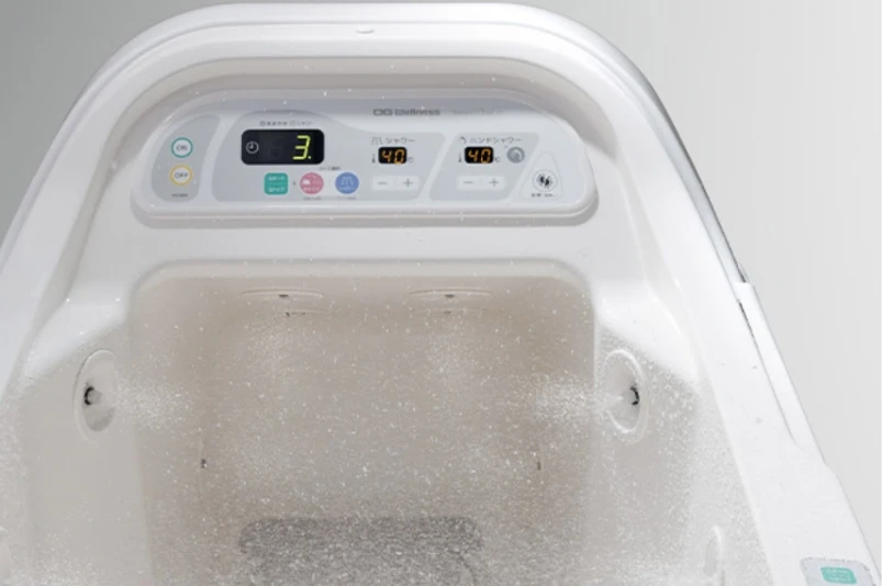 介護用入浴機器へのUFB搭載イメージ