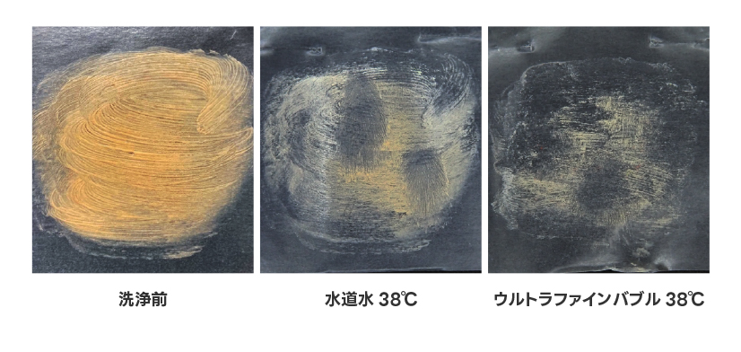 化粧品の汚れ落ち比較実験
